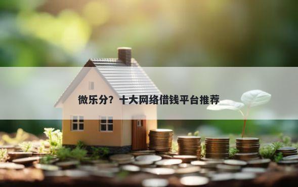 微乐分？十大网络借钱平台推荐
