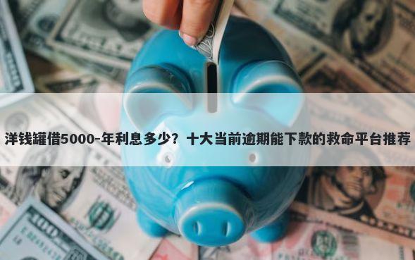 洋钱罐借5000-年利息多少？十大当前逾期能下款的救命平台推荐