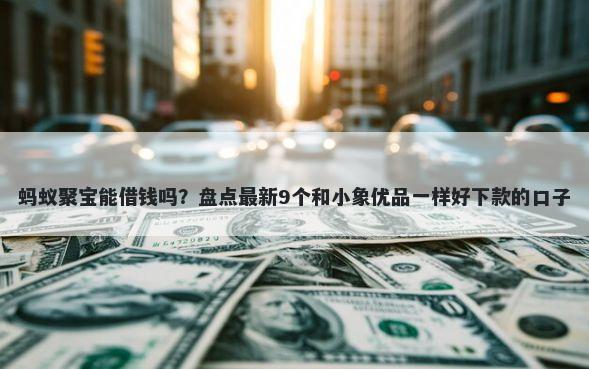 蚂蚁聚宝能借钱吗？盘点最新9个和小象优品一样好下款的口子