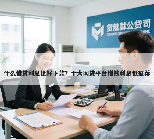 什么借贷利息低好下款？十大网贷平台借钱利息低推荐