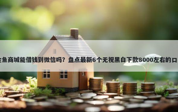 金鱼商城能借钱到微信吗？盘点最新6个无视黑白下款8000左右的口子