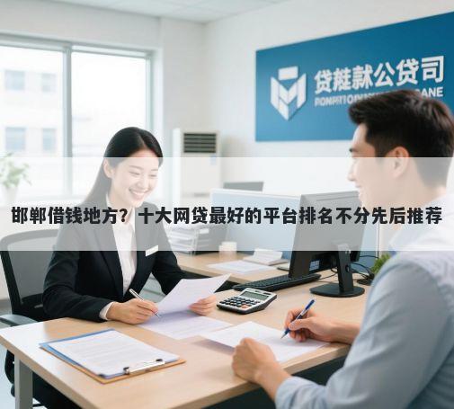 邯郸借钱地方？十大网贷最好的平台排名不分先后推荐