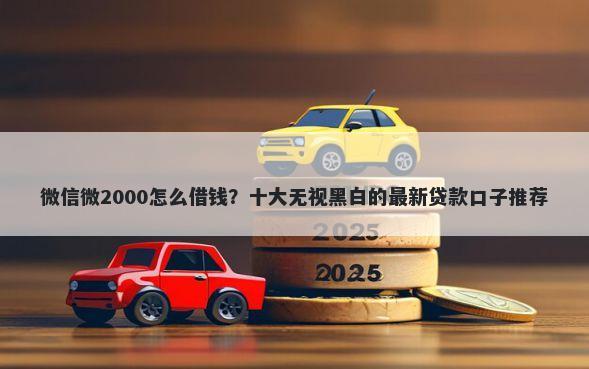 微信微2000怎么借钱？十大无视黑白的最新贷款口子推荐