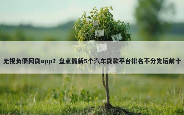 无视负债网贷app？盘点最新5个汽车贷款平台排名不分先后前十