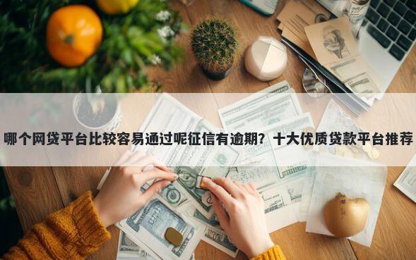 哪个网贷平台比较容易通过呢征信有逾期？十大优质贷款平台推荐
