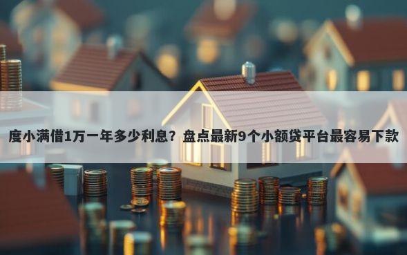 度小满借1万一年多少利息？盘点最新9个小额贷平台最容易下款