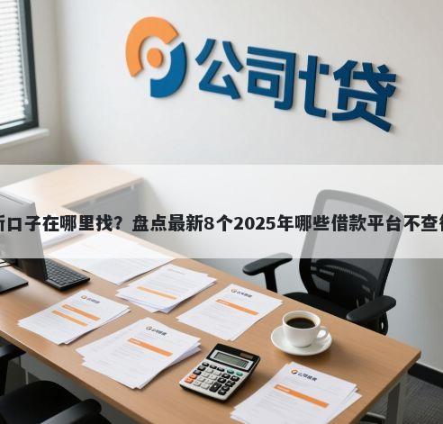 双黑网贷新口子在哪里找？盘点最新8个2025年哪些借款平台不查征信大数据