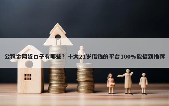 公积金网贷口子有哪些？十大21岁借钱的平台100%能借到推荐