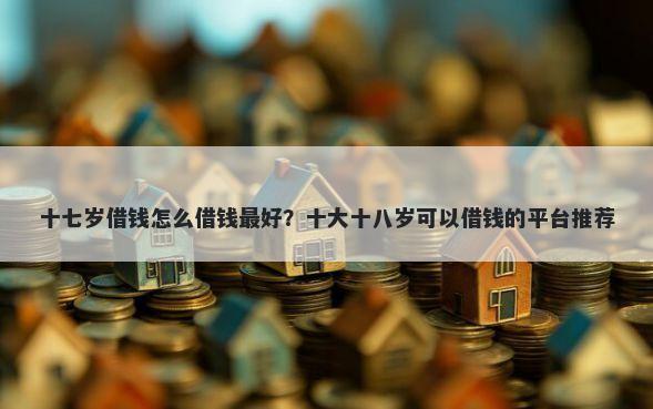 十七岁借钱怎么借钱最好?十大十八岁可以借钱的平台推荐