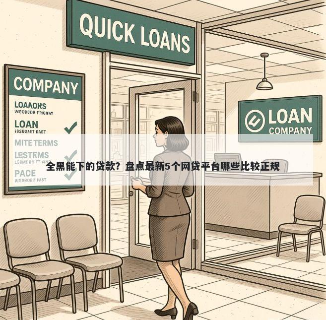 全黑能下的贷款？盘点最新5个网贷平台哪些比较正规