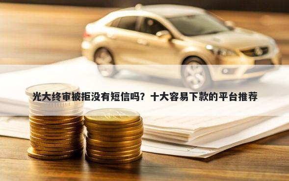 光大终审被拒没有短信吗？十大容易下款的平台推荐