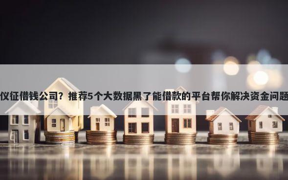 仪征借钱公司？推荐5个大数据黑了能借款的平台帮你解决资金问题