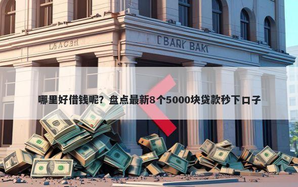 哪里好借钱呢？盘点最新8个5000块贷款秒下口子