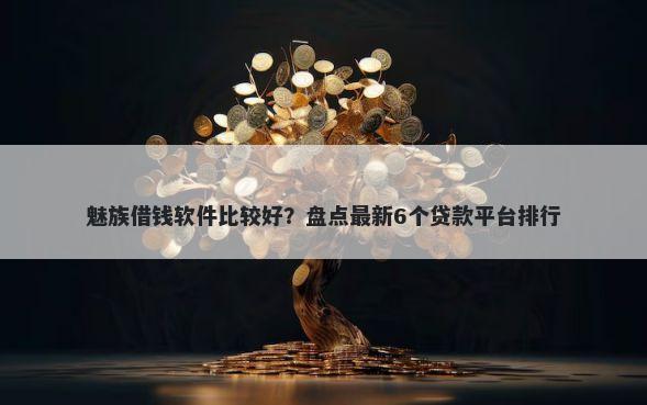魅族借钱软件比较好？盘点最新6个贷款平台排行
