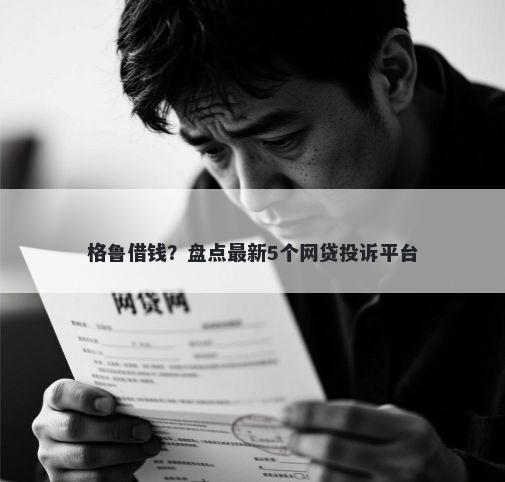 格鲁借钱？盘点最新5个网贷投诉平台