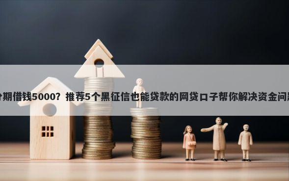 分期借钱5000？推荐5个黑征信也能贷款的网贷口子帮你解决资金问题