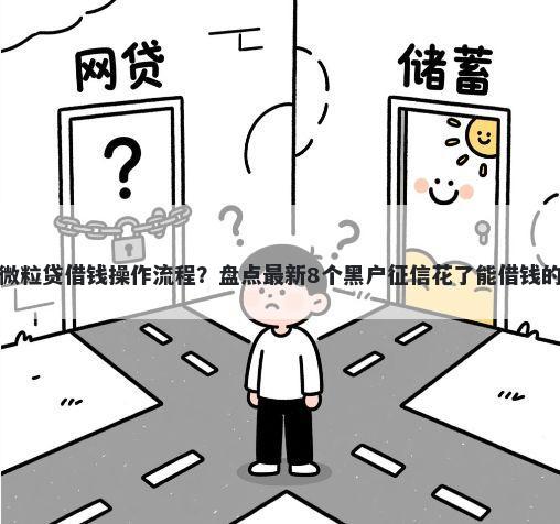 微信微粒贷借钱操作流程？盘点最新8个黑户征信花了能借钱的平台