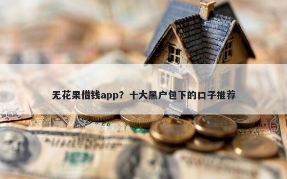 无花果借钱app？十大黑户包下的口子推荐