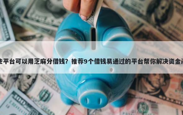 哪些平台可以用芝麻分借钱？推荐9个借钱易通过的平台帮你解决资金问题