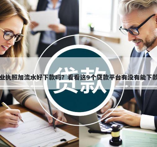 营业执照加流水好下款吗？看看这9个贷款平台有没有能下款的