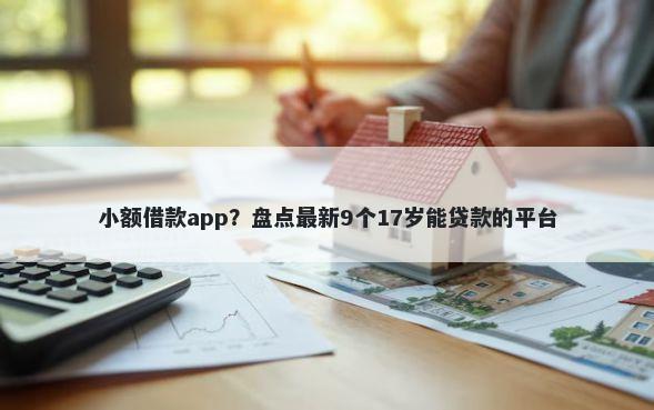 小额借款app？盘点最新9个17岁能贷款的平台
