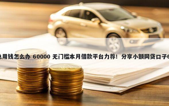 负债高网贷被拒急用钱怎么办 60000 无门槛本月借款平台力荐！分享小额网贷口子60000无门槛借款