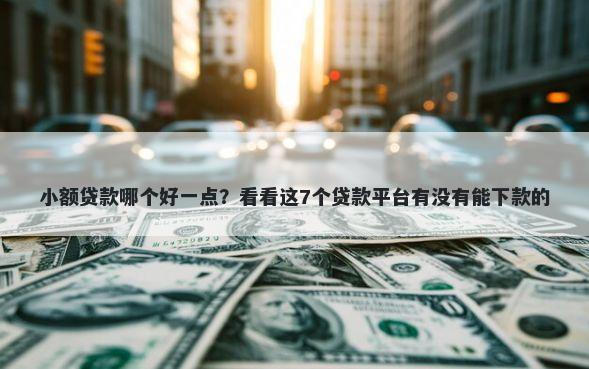 小额贷款哪个好一点?看看这7个贷款平台有没有能下款的