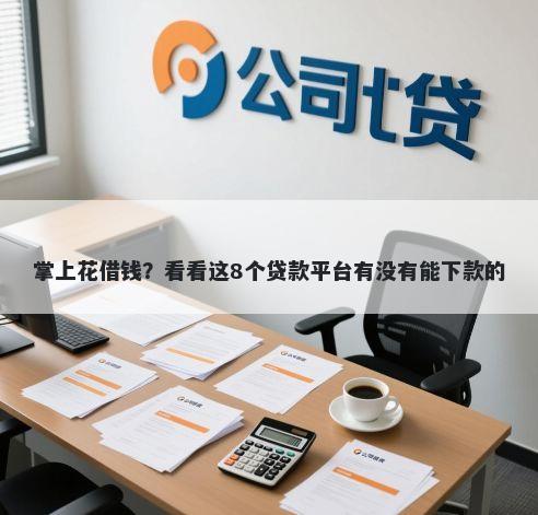 掌上花借钱？看看这8个贷款平台有没有能下款的