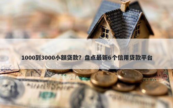 1000到3000小额贷款?盘点最新6个信用贷款平台