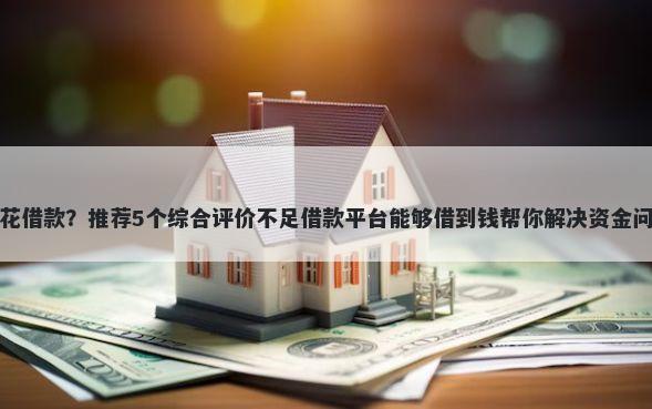 小花借款？推荐5个综合评价不足借款平台能够借到钱帮你解决资金问题