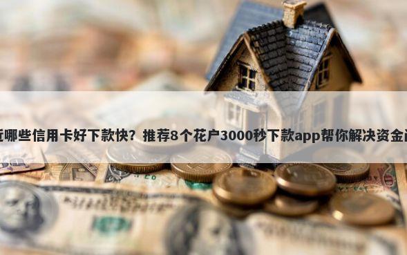 最近哪些信用卡好下款快?推荐8个花户3000秒下款app帮你解决资金问题