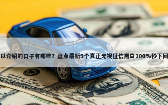 可以介绍的口子有哪些？盘点最新9个真正无视征信黑白100%秒下网贷