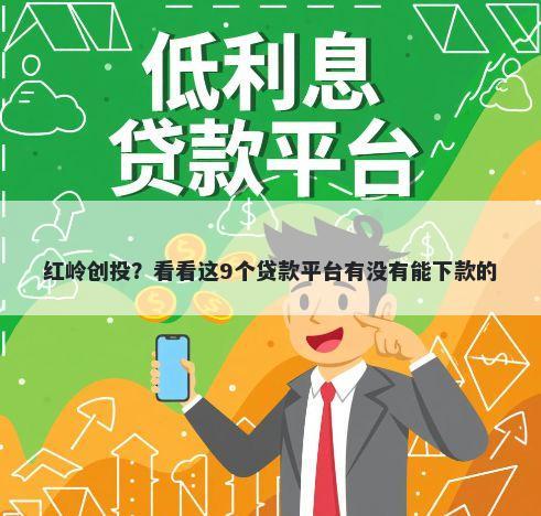 红岭创投?看看这9个贷款平台有没有能下款的