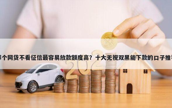 哪个网贷不看征信最容易放款额度高？十大无视双黑能下款的口子推荐