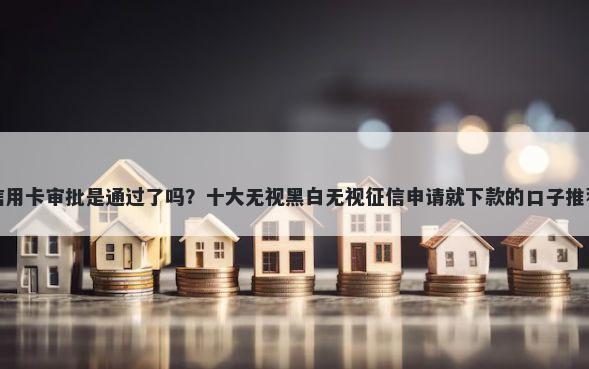 信用卡审批是通过了吗?十大无视黑白无视征信申请就下款的口子推荐