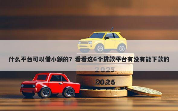 什么平台可以借小额的?看看这6个贷款平台有没有能下款的