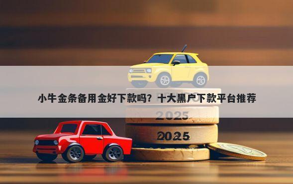 小牛金条备用金好下款吗？十大黑户下款平台推荐