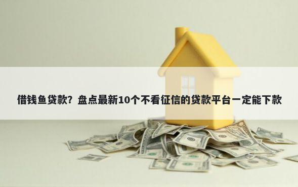 借钱鱼贷款?盘点最新10个不看征信的贷款平台一定能下款